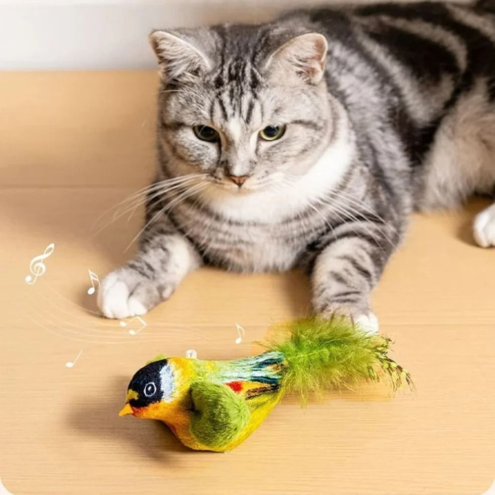 Interactive WallHanging Chirping Bird Toy 5