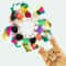 Feathered Fleece Interactive Cat Mouse Toy Set 2