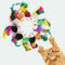 Feathered Fleece Interactive Cat Mouse Toy Set 2