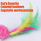 Feathered Fleece Interactive Cat Mouse Toy Set 4