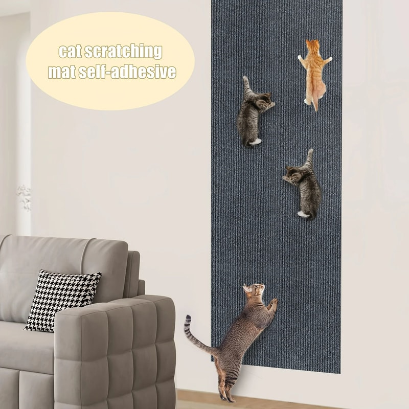 CustomFit SelfAdhesive Cat Scratching Mat 1