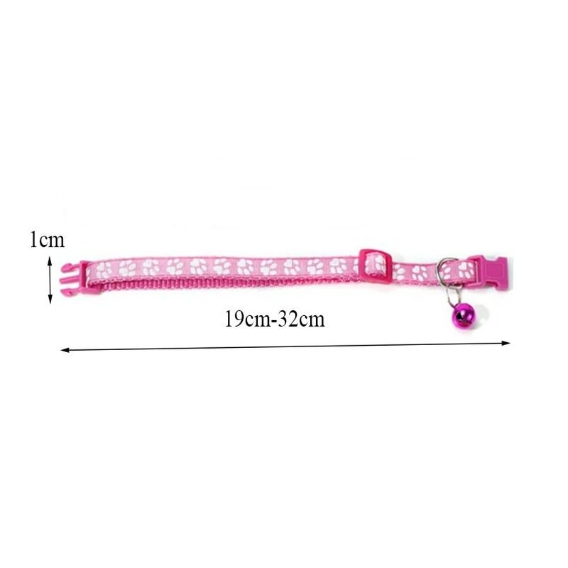 Vibrant Patterned Safety Bell Pet Collar 5