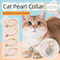 Elegant Heart Pendant Pearl Pet Necklace 2