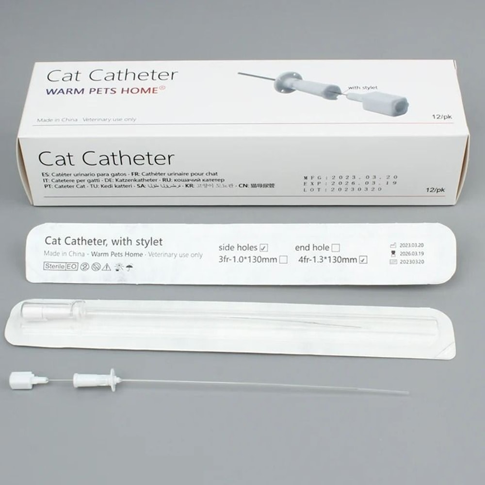 Veterinary Grade Sterile Cat Catheters With Stylet 2