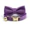 Luxury Personalized Velvet Cat Collar With Custom ID Tag 10