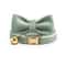 Luxury Personalized Velvet Cat Collar With Custom ID Tag 18
