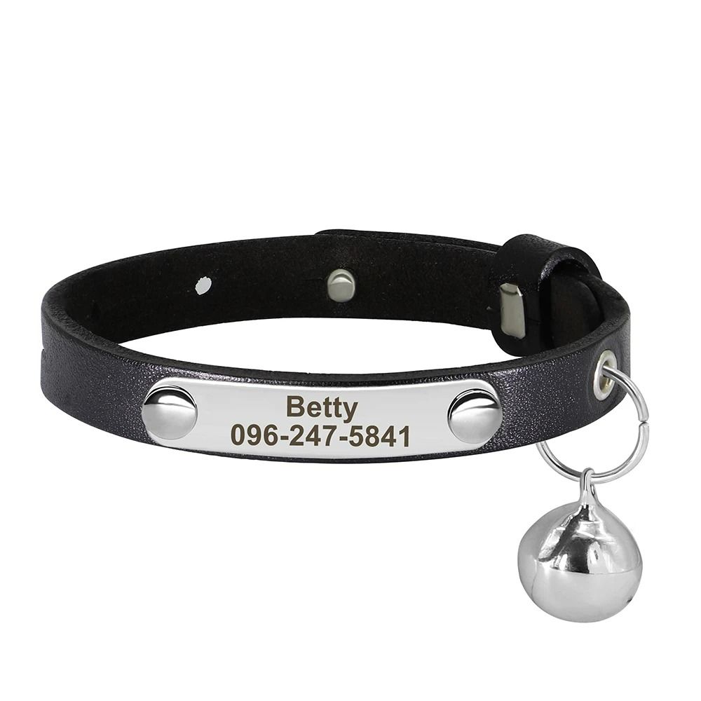 Personalized Safety Cat Collar With Engraved ID Nameplate 11