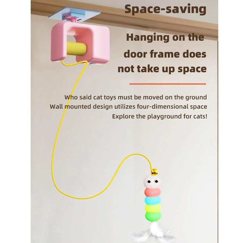 Electric Smart Hanging Door YoYo Cat Toy 3
