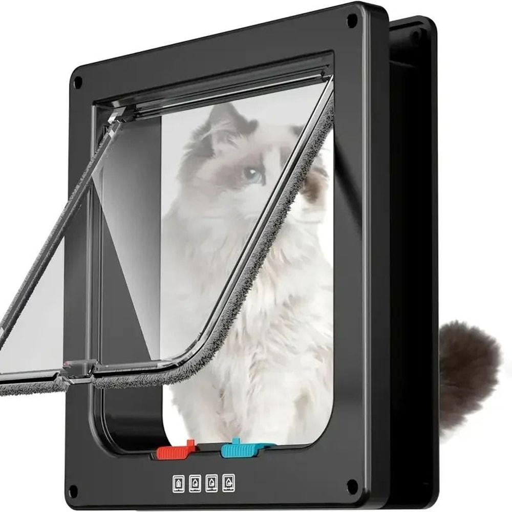 4Way Locking Weatherproof Pet Flap Door 1