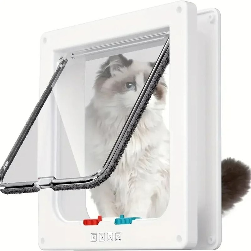 4Way Locking Weatherproof Pet Flap Door 2