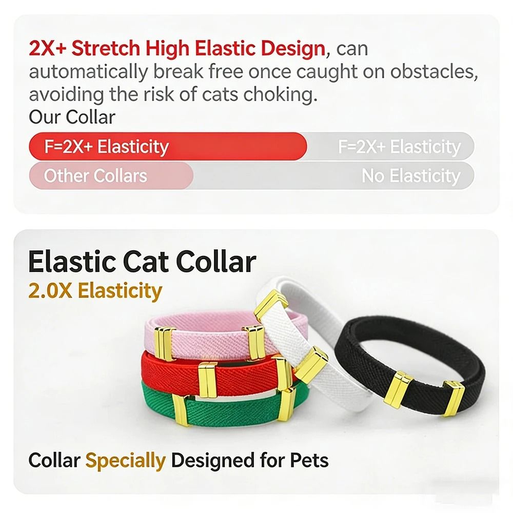 New Breakaway AirTag Tracker Cat Collar With Custom ID 3