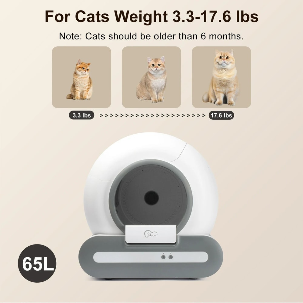 Smart SelfCleaning Automatic Cat Litter Box 7