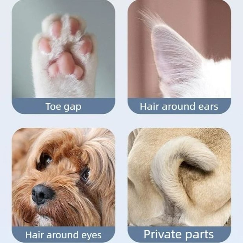 Professional LED Precision Pet Grooming Trimmer 4