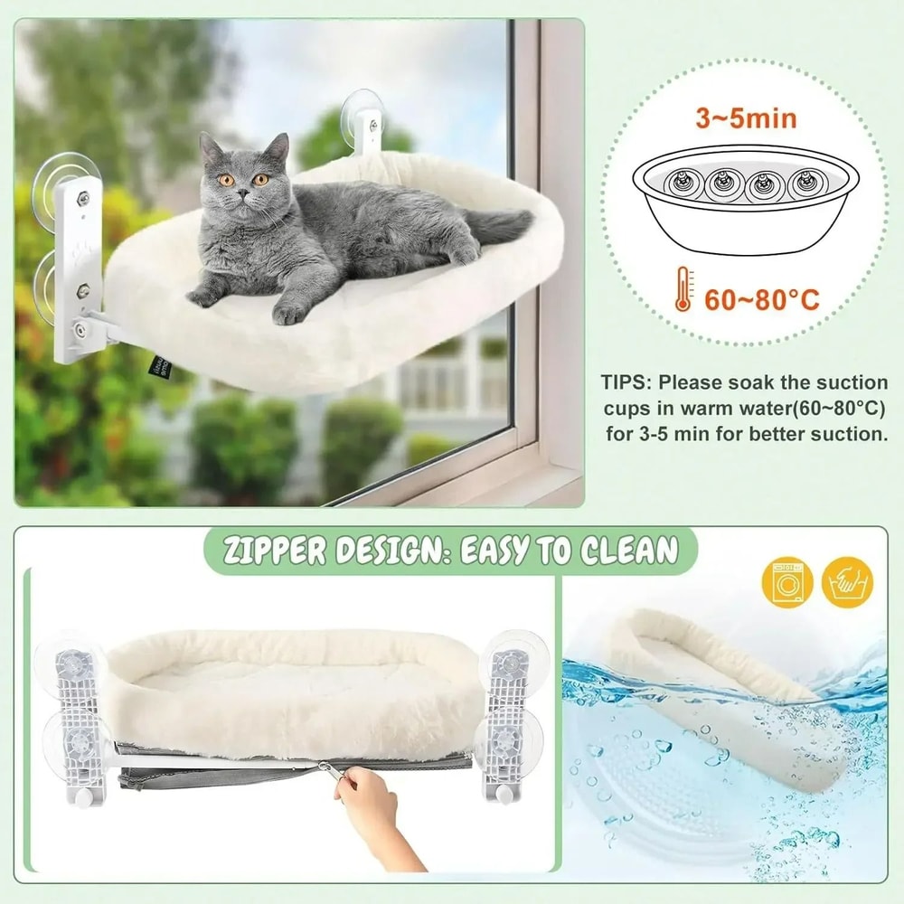 Aerial Window Perch Cat Hammock 2