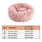 UltraSoft Plush Donut Cat Dog Bed 9