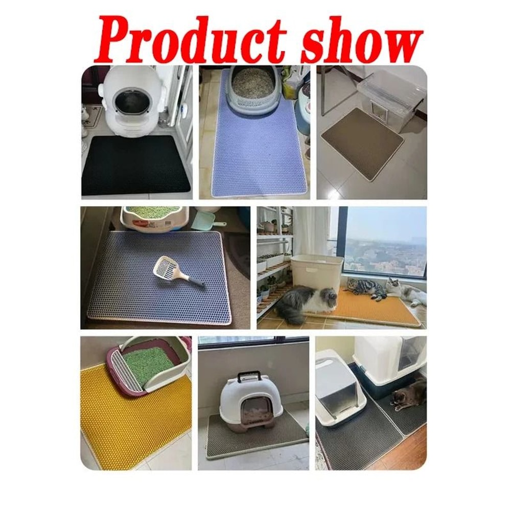 DoubleLayer Waterproof Cat Litter Mat 3