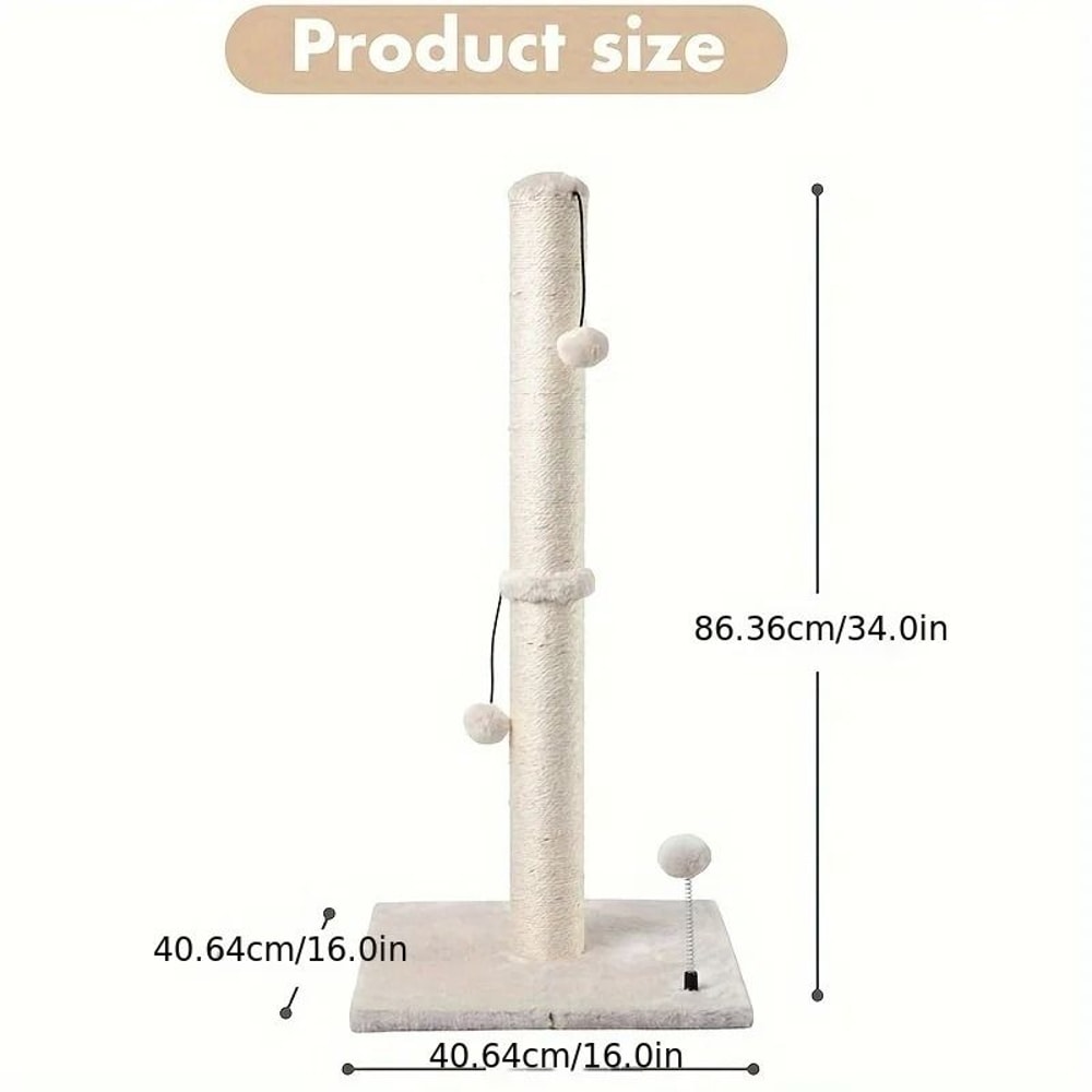 ExtraTall Premium Sisal Cat Scratching Post 6