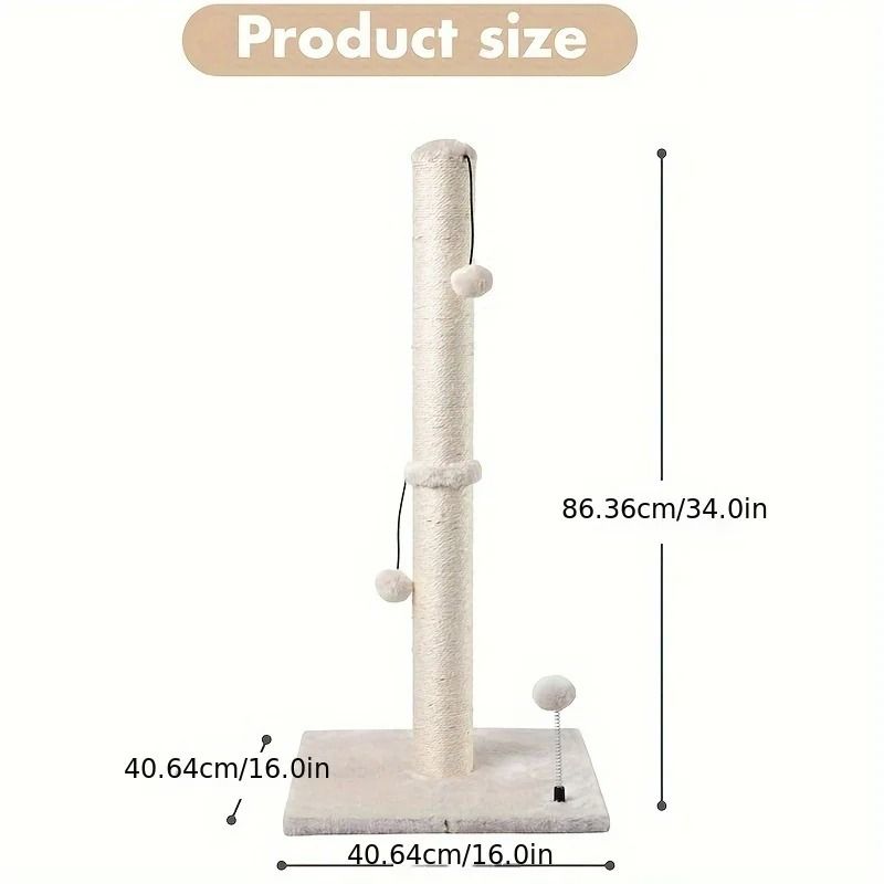 ExtraTall Premium Sisal Cat Scratching Post 6
