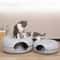 Interactive Round Cat Tunnel Donut Nest 0