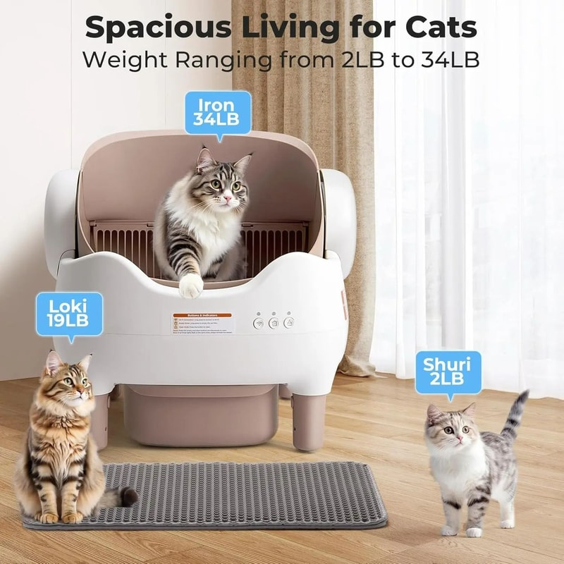 OpenTop Smart Automatic SelfCleaning Cat Litter Box 5