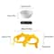 Elevated Ceramic Dual Pet Feeding Station 4