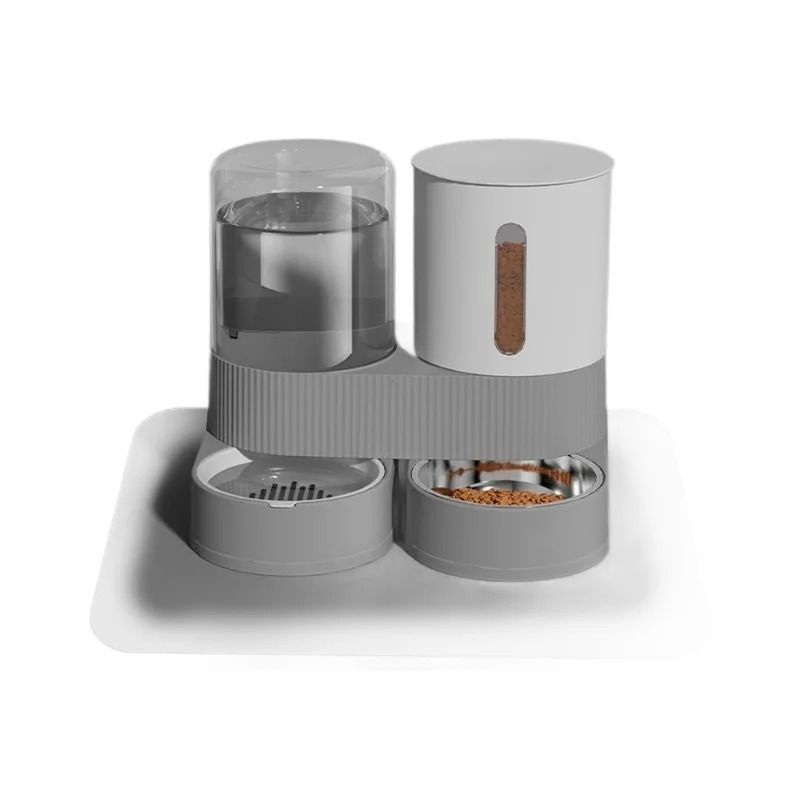 2in1 GravityDriven Automatic Pet Feeder Waterer 4