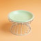 Elevated Ceramic Single Feeding Station With Iron Stand 6