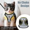 Reflective Air Mesh EscapeProof Cat Harness Leash Set 4