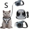 Reflective Air Mesh EscapeProof Cat Harness Leash Set 6
