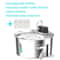 Rechargeable Stainless Steel Wireless Pet Water Fountain 9
