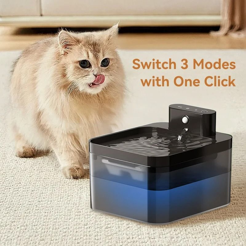 Wireless Infrared Sensor Automatic Pet Water Fountain 3