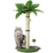 Tropical Palm Tree Cat Scratching Post With Interactive Toys 5