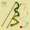 Interactive Caterpillar Hairball Cat Teaser Wand 0