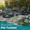 3in1 Portable Mesh Pet Playhouse Tunnel System 0