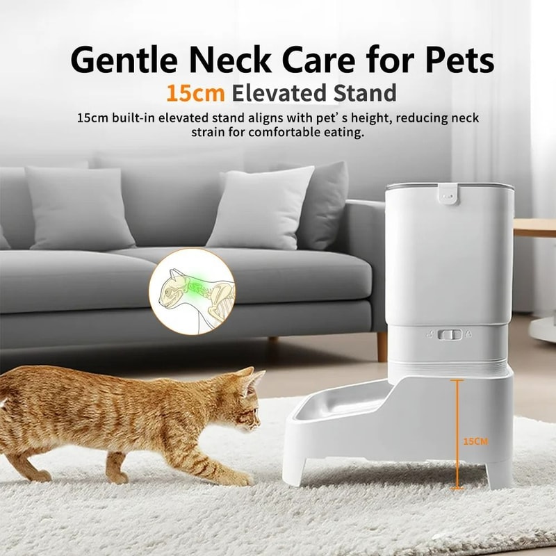 Smart 1080P HD Camera Automatic Pet Feeder 4