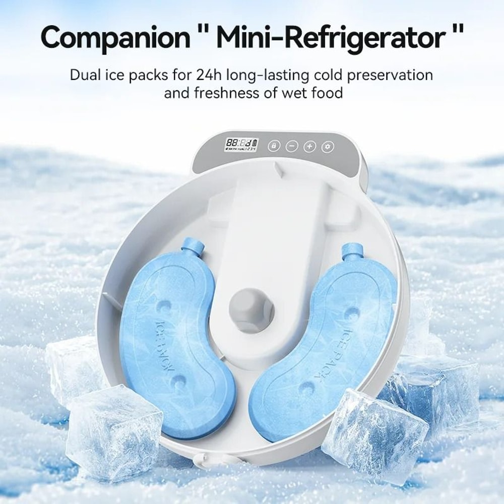 4Meal Wireless Automatic Wet Dry Food Dispenser 2