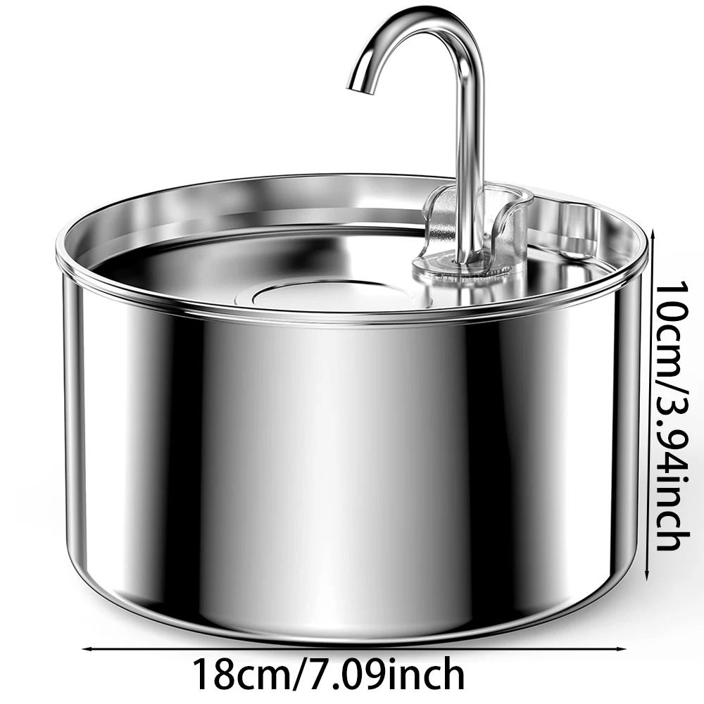 LargeCapacity Stainless Steel Automatic Pet Water Fountain 5
