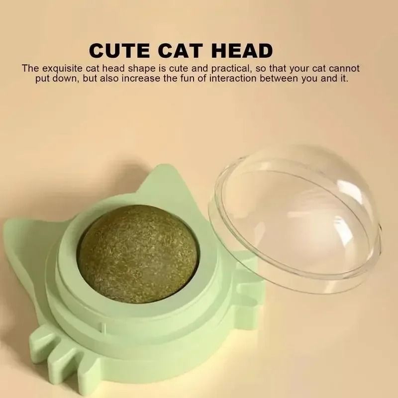 Elite Natural Rotatable Catnip Wall Ball 4