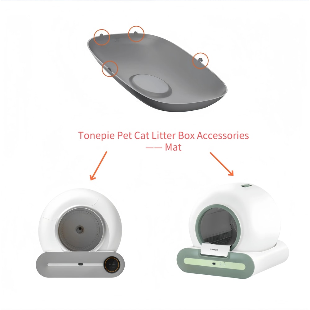 Silicone Protection Mat For Automatic Litter Boxes 2