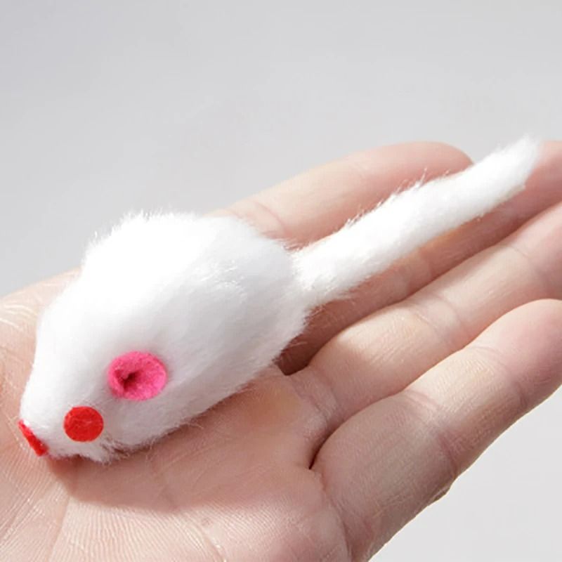5Piece Furry Plush Interactive Mice Set 4