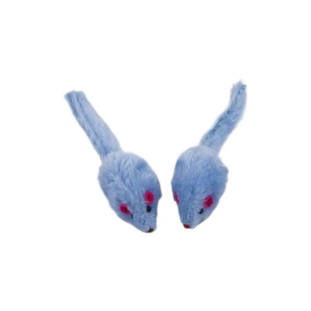5Piece Furry Plush Interactive Mice Set 5