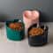 Slanted Elevated Ceramic Cat Bowl With Stand 1