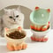 Ergonomic Diagonal Ceramic Pet Bowl 4