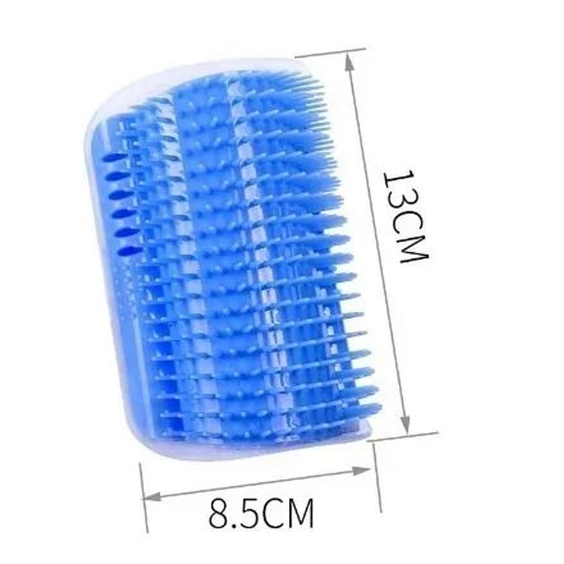 WallMounted Cat Corner SelfGroomer Scratcher 12