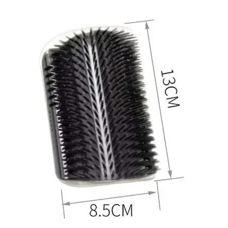 WallMounted Cat Corner SelfGroomer Scratcher 8