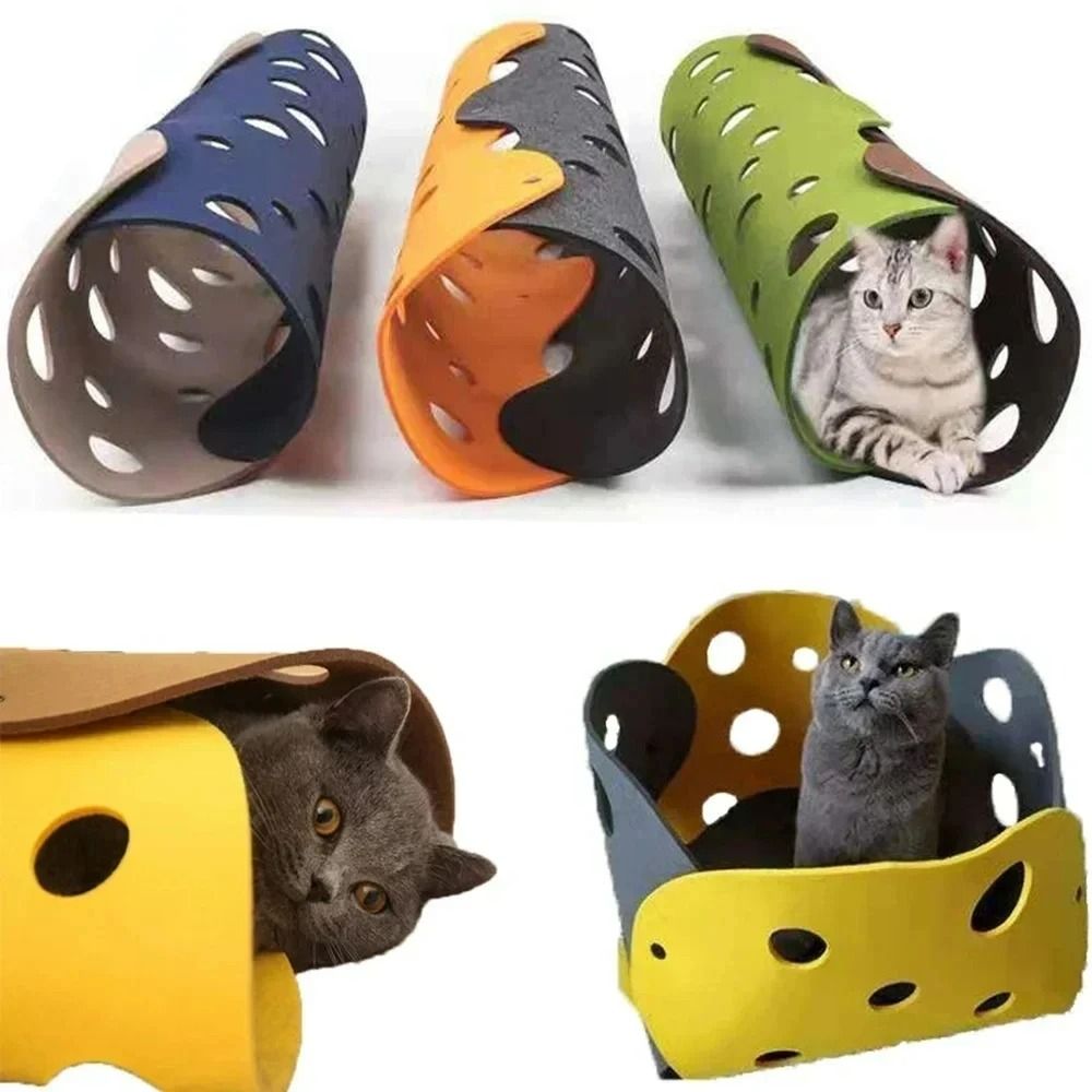Modular Splicing Felt Cat Tunnel Nest 2