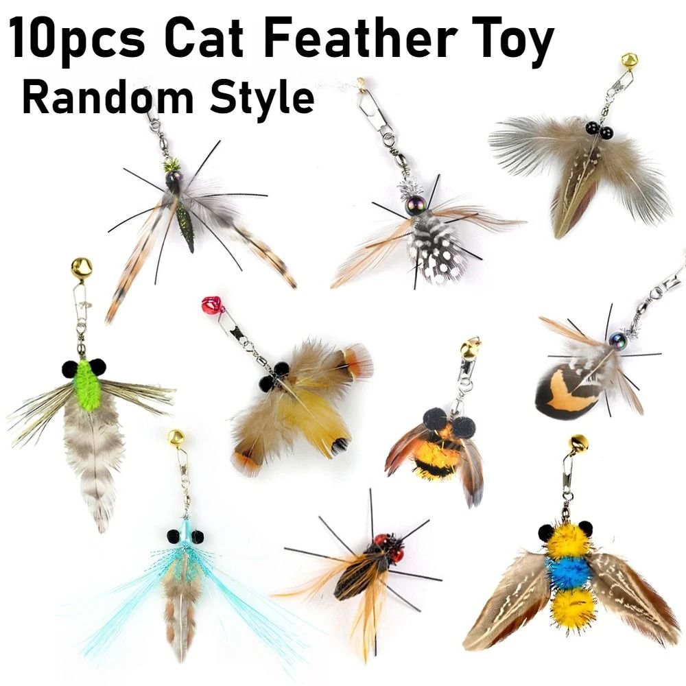 10Piece Simulated Insect Feather Replacement Set 6