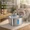 Wireless Rechargeable Stainless Steel Cat Water Fountain 1