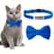 Customizable Engraved Cat Bow Tie ID Collar Set 11