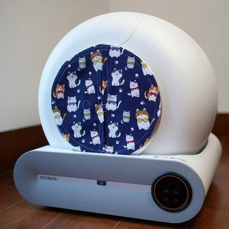 OdorProof Privacy Door Curtain For TONEPIE Automatic Litter Box 3